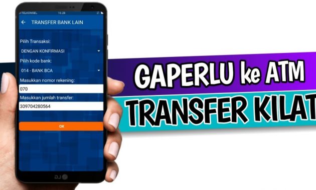 cara transfer mobile banking bri ke bank lain